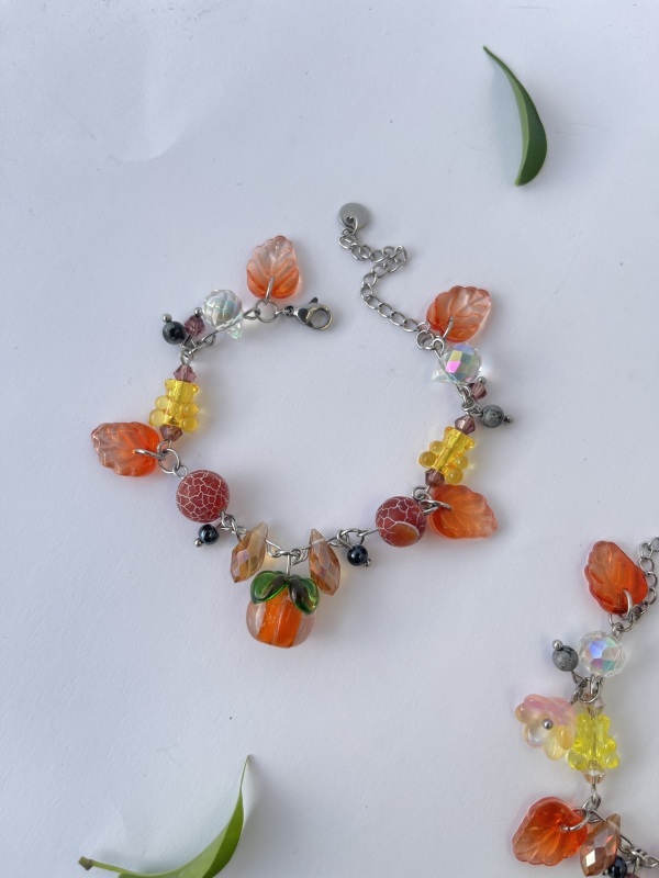 Orange Autumn Bracelets