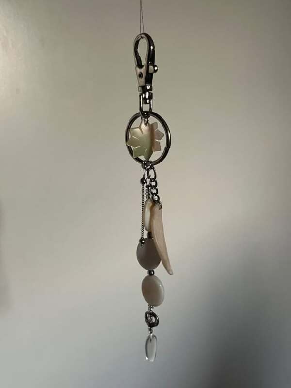 Brelok z masą perłową