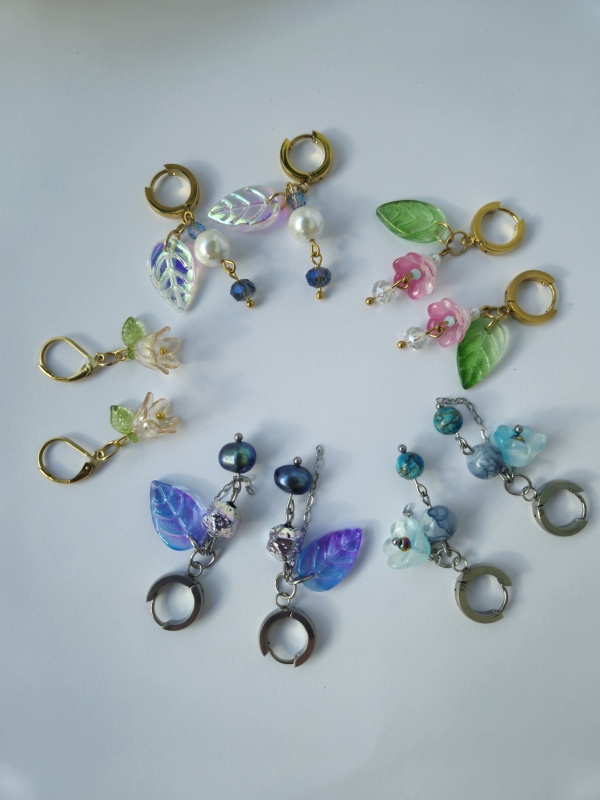 Golden Winter Earrings