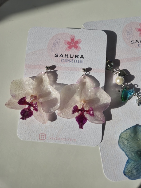 Orchid Blossom Earrings