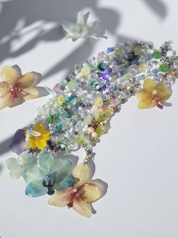 Blue Raindrop Necklace