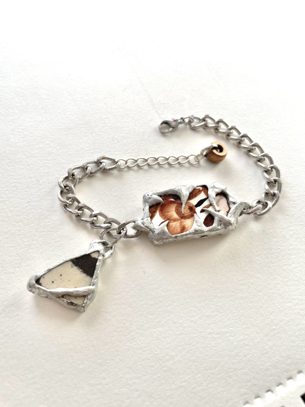 Bransoletka z ceramiką