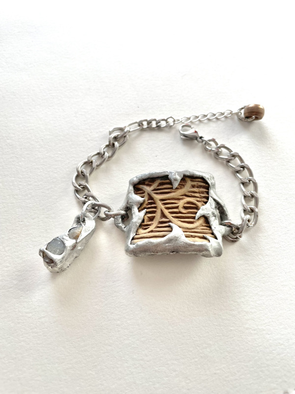 Bransoletka z ceramiką